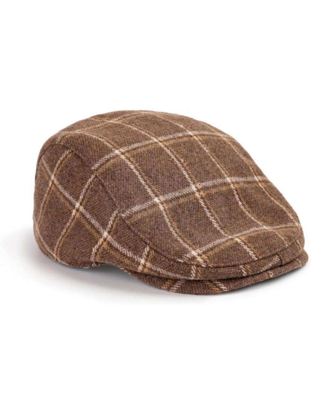 Plaid Cotton Newsboy Cap | Classic Vintage Style Hat for Men & Women